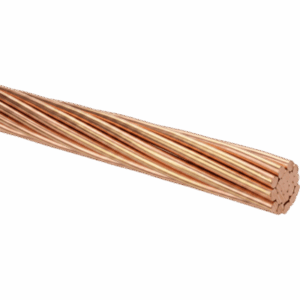 VIAKON QX29 – Cable de Cobre Desnudo | Calibre 2 AWG | Construcción Concéntrica | Alta Conductividad Eléctrica | Uso en Líneas Aéreas y Puestas a Tierra