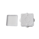 LINKEDPRO LP-WBX-80 – Caja de Derivación IP / IP55 / IK07 / 4 Entradas / 80 x 80 x 50 mm (3.15 x 3.15 x 1.97 in) / ABS Antiflama