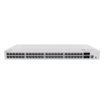 HUAWEI S220-48P4X – Switch PoE Administrable / 48 Puertos Gigabit / 4 Puertos 10GE SFP+ / PoE Perpetuo 380W / 176 Gbps / Capa 2