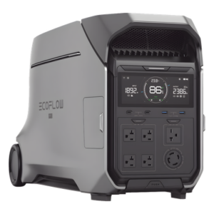 ECOFLOW EFD521 – Estación de Energía Portátil / 3600 Wh LFP / 5 Salidas AC 3600 W (7200 W Pico) / 2 USB-C 100 W / Carga Solar 1600 W / Wi-Fi y Bluetooth