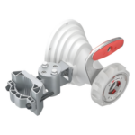 RF ELEMENTS HG4-TP-A45 – Antena Horn Asimétrica / 5 GHz / 17 dBi / Patrón Asimétrico 45° / TwistPort™ / IP55 / Montaje UBR