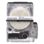 PANDUIT S050X125VAM – Casete de Etiquetas Autolaminadas / 12.7 x 31.8 mm / 200 Etiquetas / Cables 3.1 a 7 mm (0.12 a 0.28 in) / Calibre 12-10 AWG