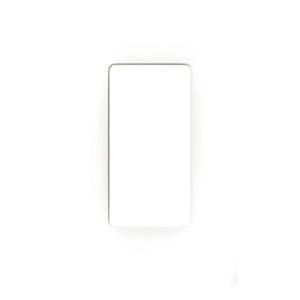 LUTRON ELECTRONICS CW1WH – Placa de Pared Decoradora / 1 Espacio / Sin Tornillos Visibles / Termoplástico Blanco Brillante / 11.9 x 7.5 cm