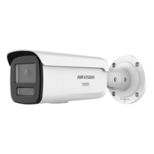 HIKVISION DS-2CD2T87G3-LIY – Bala IP 8 Megapixel / Lente 4 mm / 60 mts (197 pies) IR + Luz Blanca / Exterior IP67 / WDR 130 dB / ACUSENSE 3.0 / Metal / NEMA 4X / ACUSEEK