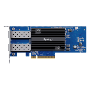 SYNOLOGY E10G30-F2 – Adaptador de Red / Dual Puerto SFP+ / 10 GbE / PCIe 3.0 x8 / Link Aggregation / Jumbo Frame 9 KB