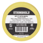 PANDUIT ST17-075-66YL – Cinta Aislante Eléctrica / PVC 0.18 mm / 19 mm x 20.12 m (66 ft) / 600V / UL 510 / Amarillo