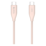 EZVIZ AK-PAC6S-P-1.5M – Cable de Carga USB-C a C / 240W / GaN / 1.5 m (4.92 ft) / Transferencia 480 Mbps / Silicona Anti-Enredos / Aluminio Anodizado