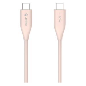 EZVIZ AK-PAC6S-P-1.5M – Cable de Carga USB-C a C / 240W / GaN / 1.5 m (4.92 ft) / Transferencia 480 Mbps / Silicona Anti-Enredos / Aluminio Anodizado