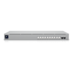 UBIQUITI USW-PRO-XG-10-POE – Switch PoE+++ Capa 3 / 10 Puertos 10GbE / 2 Puertos SFP+ / PoE 400 W / Etherlighting™ / 240 Gbps