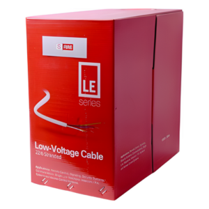 SFIRE SF-22-06-LE – Cable para Alarma / 6 Conductores / 22 AWG / CCA / 305 m (1000 ft) / PVC Retardante / Blanco