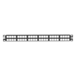 PANDUIT NKPP48HDY – Panel de Parcheo Modular / 48 Puertos / 1 UR / Alta Densidad / Keystone / Acero CRS / RoHS