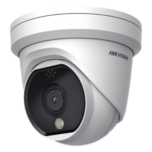 HIKVISION DS-2TD1117-2/PA – Turret IP Térmica 160 X 120 / Lente 1.8 mm / Termométrica / Detección de Fuego / Detección de Temperatura / PoE / IP66 / Sirena y Luz Intermitente Integrada