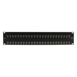 SIEMON UP6-F2-48L-RS – Patch Panel / UTP Cat6 / 48 Puertos / Plano 2U / Rack 19' / Terminación 4 Pares