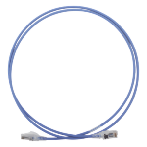 SIEMON MC6-05-0628 – Patch Cord / Cat6 UTP / CM/LS0H / 1.52 m (5 ft) / 28AWG Diámetro Reducido / Azul