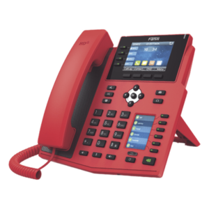 FANVIL X5U-R – Teléfono IP Empresarial con Estándares Europeos, 16 lineas SIP con pantalla LCD de 3.5" a color, 6 teclas DSS/BLF, puertos Gigabit, IPv6, Opus y conferencia de 3 vías, PoE/DC (incluye fuente).