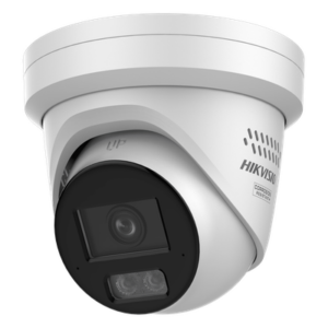 HIKVISION DS-2CD23123G2-LIY – Cámara Turret IP / 12 Megapixel / 2.8 mm / AcuSense / WDR 120 dB / Dual Light 40 m (131.2 ft) / IP67 / PoE