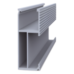 SYSCOM EPLSR52700 – Riel de Montaje Fotovoltaico / Aluminio Anodizado / Longitud 2700 mm / Estructuras Modulares / Compatible con Anclajes Estándar