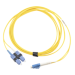 SIEMON FJ2-LCUSCUL-07 – Jumper de Fibra Óptica Monomodo / LC/UPC-SC/UPC Duplex / OS2 / OFNR / 7 m (22.97 ft) / Amarillo