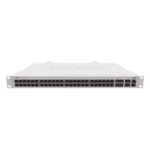 MIKROTIK CRS354-48G-4S+2Q+RM – Switch / 48 Puertos Gigabit RJ45 / 4 SFP+ 10G / 2 QSFP+ 40G / Rackmount / 168 Gbps Non-Blocking / 336 Gbps Switching Capacity