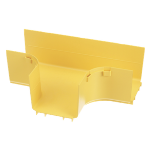 PANDUIT FRT4X4LYL – Accesorio en T Horizontal / Ángulos 90° / Radio de Curvatura 50.8 mm / Para Canaleta 4x4 / Color Amarillo