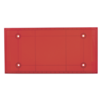 SIGNALPRO 9ALRDNL14000 – Domo Central de Reemplazo / Alta Dispersión Luminosa / Resistente a Clima Extremo / Color Rojo Intenso