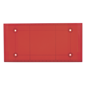 SIGNALPRO 9ALRDNL14000 – Domo Central de Reemplazo / Alta Dispersión Luminosa / Resistente a Clima Extremo / Color Rojo Intenso