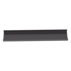 PANDUIT FR12X4BL6 – Canaleta de enrutamiento / 12x4 pulgadas / PVC rígido 94V-0 / 1.8 m (5.9 ft) / Negro