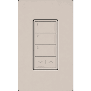 LUTRON RADIORA 3 RRSTW3RLTP – (RadioRa3) Botonera Sunnata 3 escenas, programe escenas diferentes en cada botón.
