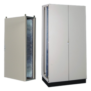 PRECISION PST12020060AT – Gabinete de Acero IP55 / Puerta Doble / 1200 x 2000 x 600 mm / IK10 / Carga 110 kg / Placa Trasera 1150 x 1965 mm