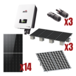 AFORE HNS8000TLKIT1 – Kit Solar de Interconexión / 8 kW / 220 Vca / Inversor On-Grid / Montaje e Instalación Incluidos