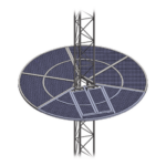 SYSCOM TOWERS SOM-30 – Sistema Anti Escala para Torre / Acero Galvanizado en Caliente / Puerta con Candado / 40 kg / Intemperie / Tornillería Incluida