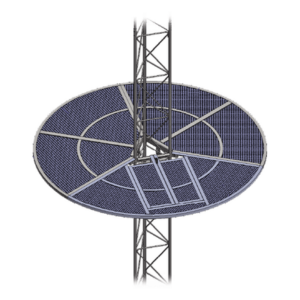 SYSCOM TOWERS SOM-30 – Sistema Anti Escala para Torre / Acero Galvanizado en Caliente / Puerta con Candado / 40 kg / Intemperie / Tornillería Incluida