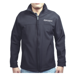 EPCOM CHAMEPCHNS – Chamarra para Caballero / Poliéster Dry Fit / Impermeable / Corte Regular / Sin Capucha / Talla Chica