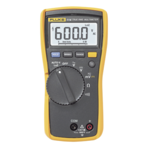 FLUKE FLUKE-114 – Multímetro Digital / Autovolt CA/CC / 6,000 Recuentos / CAT III 600 V / Retroiluminación LED / Detección Voltaje Fantasma