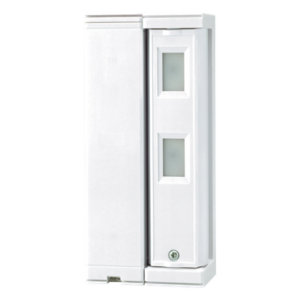 OPTEX FTN-R – Sensor de Cortina Exterior / Alcance Ajustable 2 m (6.6 ft) o 5 m (16.4 ft) / Inalámbrico con Pilas / Inmunidad Mascotas 25 kg / IP Exterior 100% / SMDA Antifalsas