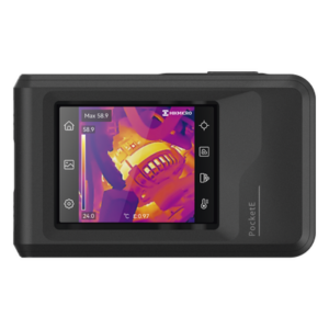HIKMICRO HM-TP40-1AQF/W-POCKETE – Cámara Termográfica Portátil / Resolución Térmica 96 × 96 / SuperIR 240 × 240 / Wi-Fi / IP54 / Autonomía 4 Horas / Rango -20 °C a 350 °C