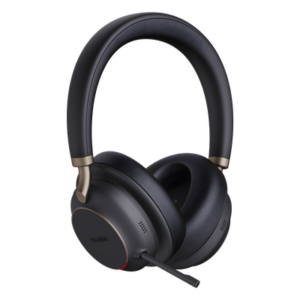 YEALINK BH76-PLUS-WITH-CHARGING-STAND-TEAMS-BLACK-USB-C/A – Auriculares Bluetooth Profesionales / Cancelación Activa de Ruido 35 dB / Bluetooth 5.3 / Alcance 45 m (147.6 ft) / Autonomía 40 Horas / 5 Micrófonos Acoustic Shield