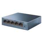TP-LINK LS105G – Switch de Escritorio / 5 Puertos Gigabit / 10/100/1000 Mbps / Carcasa Metálica / Auto-MDI/MDIX / Green Ethernet