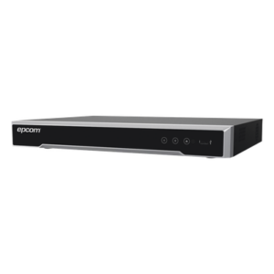 EPCOM EV-8004TURBO-D – DVR 4 Canales TurboHD + 4 Canales IP/ 8 Megapixel/ Acusense/ Audio por coaxitron / 1 Bahía de Disco Duro /4 Entradas de Alarma / 1 Salida de Alarma / H.265+