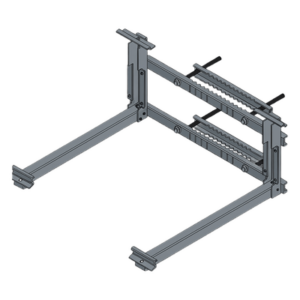 EPCOM INDUSTRIAL EPI-MB225-V1 – Montaje para Panel Solar / Poste o Torre / Módulos 1300-1500 mm / Soporte con Batería / Acabado Galvanizado / 15 kg