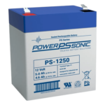 POWER SONIC PS-1250-F2 – Batería de Respaldo AGM/VRLA / 12V 5.0Ah / Terminales F2 / Vida Útil 5 Años / Certificación UL