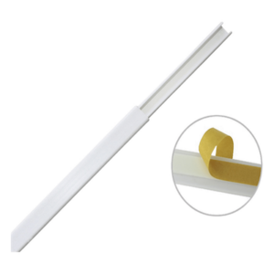 THORSMAN TMK-0812-CC – Canaleta de PVC / 12 x 8 mm / Una Vía / 6 Pies (1.83 m) / Cinta Adhesiva / -40°C a +85°C / Auto-extinguible