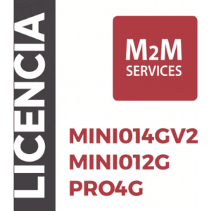 M2M SERVICES VOUCHER1Y – Licencia de Servicio M2M / 1 Año / Comunicación Ilimitada / Activación por Código / Compatible con MINI014GV2, MINI012G y PRO4G