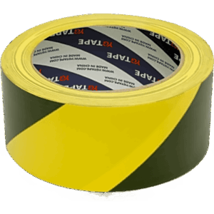 PRECISION PST-C05-011 – Cinta Adhesiva de Señalización de PVC / Advertencia / Color Negro y Amarillo / Ancho 76 mm / 33 m de Largo