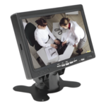 SYSCOM BMG7030H – Monitor TFT-LCD / 7 Pulgadas / Resolución 1024x600 / Brillo 300 cd/m² / Entradas HDMI VGA RCA / Operación -20 a 70 °C