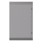 HIKVISION DS-K3B961TX-BASE900-M – Base Adicional para Torniquete / Carril 90 cm (35.4 in) / No Requiere Anclaje / Paso de Cableado Integrado / Serie DS-K3B961