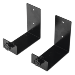 PRECISION PST-MEN-V1 – Kit de Ménsulas para Backup / 120 x 120 mm (4.7 x 4.7 in) / Soporte 100 mm (3.9 in) / Montaje en Pared / Metal Negro