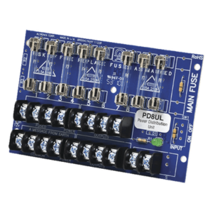 ALTRONIX PD8UL – Módulo Distribuidor / 8 Salidas Fusibles / 12/24 VDC o 24/28 VAC / 10 A / UL Listed