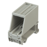 PANDUIT CADIN1IG – Adaptador de 1 Puerto / Riel DIN 35 mm (1.38 pulgadas) / Policarbonato UL94V-0 / Color Gris Internacional