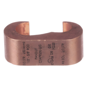 PANDUIT CTAPR250-2/0-L – Conector de Compresión para Tierra / Estilo E / 3/0 AWG a 250 Kcmil / 36 kV / 90 °C / UL 486 / Direct Burial